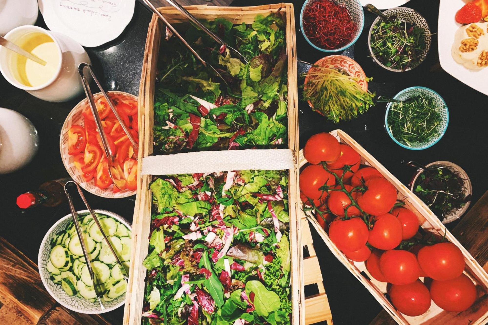 Le Méridien Frankfurt Francoforte sul Meno Esterno foto A salad bar